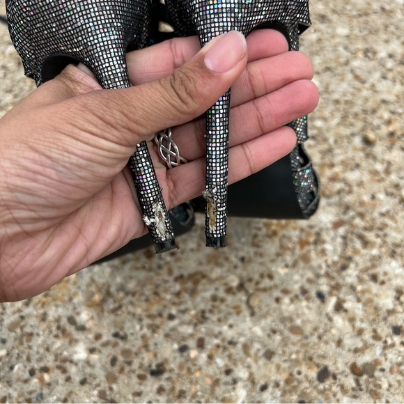 Steve Madden | “Fantasize” Lace-Up Peep Toe Pumps - Picture 9 of 10